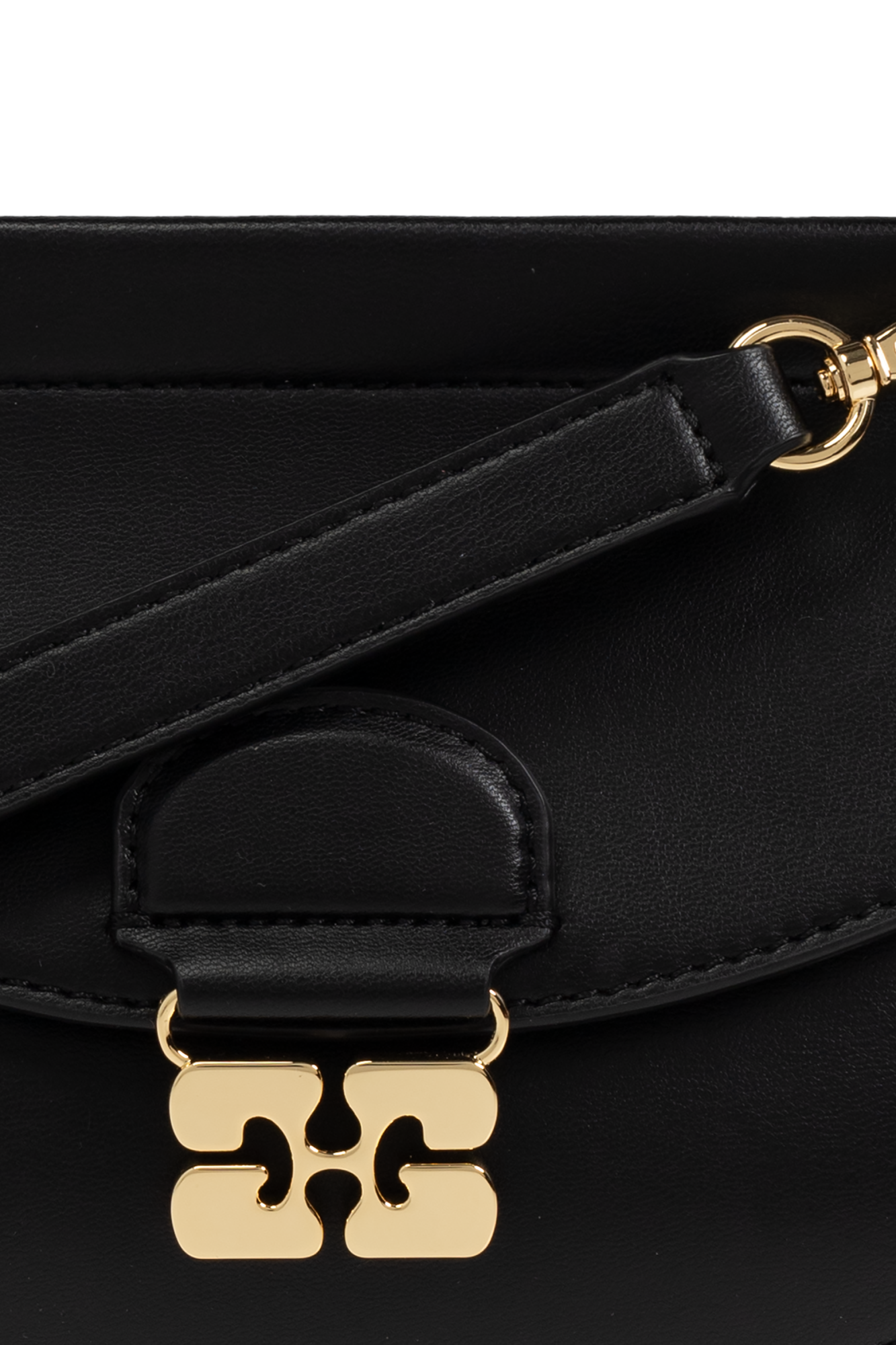 Black Handbag with logo Ganni - Vitkac AS